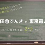 小田急でんきと東京電力の比較